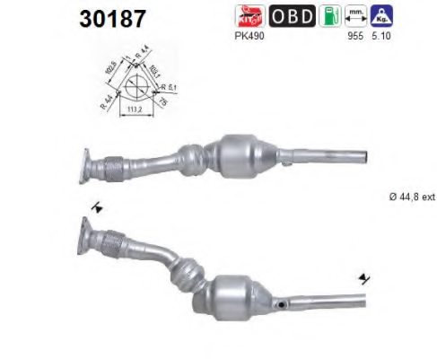 AS 30187 Catalytic Converter